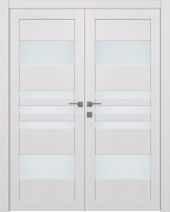 Leti Vetro Bianco Noble Double doors