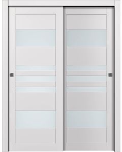 Leti Vetro Snow White Bypass doors