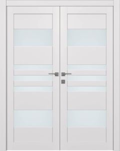 Leti Vetro Snow White Double doors