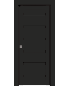 Louver Black Matte Pocket doors