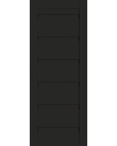 DOOR SLAB LOUVER BLACK MATTE 30" X 80" X 1 3/4"