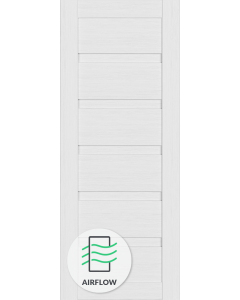 DOOR SLAB LOUVER BIANCO NOBLE 28" X 96" X 1 9/16"