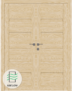 Louver Loire Ash Double doors