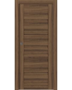 Louver Pecan Nutwood Pocket doors