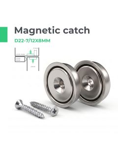 MAGNETIC CATCH D22-7/12*8MM