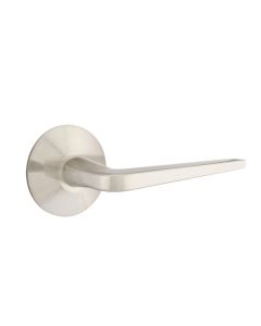 EMTEK ATHENA LEVER WITH MODERN ROSETTE PASSAGE RH SATIN NICKEL (US15) 5107