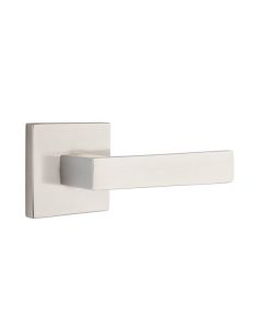 EMTEK DUMONT LEVER WITH SQUARE ROSETTE PRIVACY LH SATIN NICKEL (US15) 5210