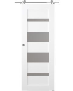 Mirella Vetro Bianco Noble Barn doors