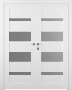 Mirella Vetro Bianco Noble Double doors