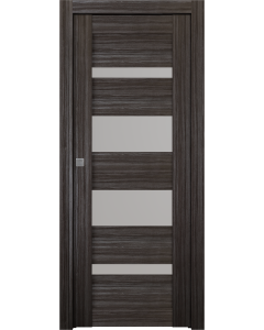 Mirella Vetro Gray Oak Pocket doors