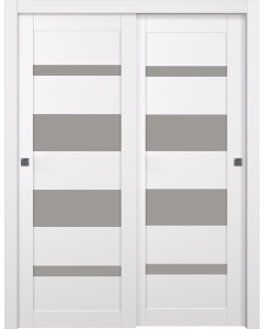 Mirella Vetro Snow White Bypass doors