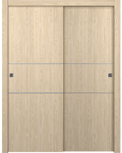 Optima 2H Loire Ash Bypass doors