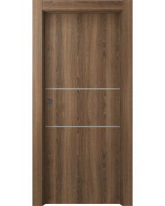 Optima 2H Pecan Nutwood Pocket doors