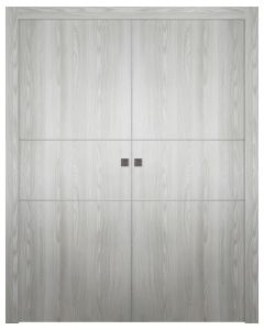 Optima 2H Ribeira Ash Double pocket doors