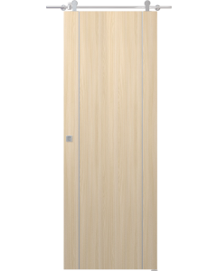 Optima 2U Loire Ash Barn doors