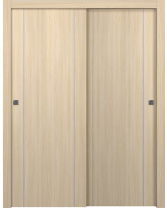 Optima 2U Loire Ash Bypass doors