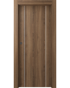 Optima 2U Pecan Nutwood Pocket doors