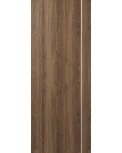 DOOR SLAB OPTIMA 2U PECAN NUTWOOD 32" X 96" X 1 3/4" SOLID CORE