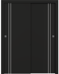 Optima 2V Black Matte Bypass doors
