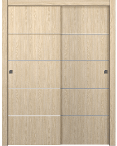 Optima 4H Loire Ash Bypass doors