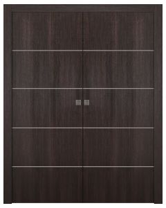 Optima 4H Veralinga Oak Double pocket doors