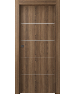 Optima 4H Pecan Nutwood Pocket doors