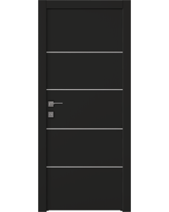 Optima 4H Black Matte Bi-folding doors