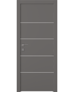 Optima 4H Gray Matte Bi-folding doors