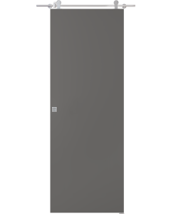 Optima Gray Matte Barn doors