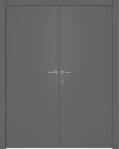 Optima Gray Matte Double doors