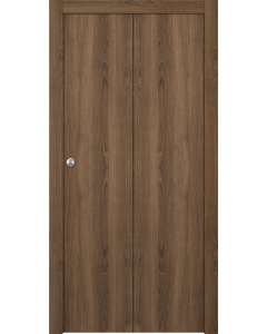 Optima Pecan Nutwood Bi-folding doors