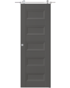 Oxford Duo 07 4R Gray Matte Barn doors