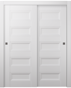 Oxford Duo 07 4R Snow White Bypass doors