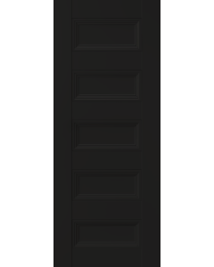 DOOR SLAB OXFORD DUO 07 4R BLACK MATTE 18" X 80" X 1 3/4"