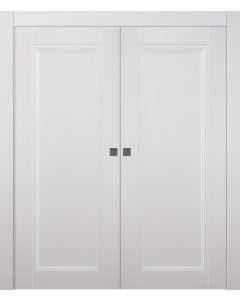 Oxford Duo 07 Snow White Double pocket doors
