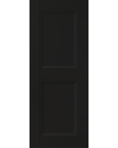 DOOR SLAB OXFORD DUO 07 RN BLACK MATTE 28" X 96" X 1 3/4"