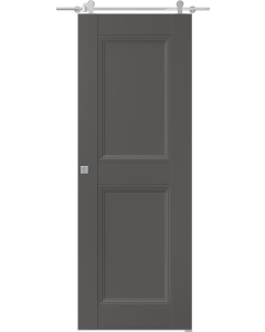 Oxford Duo 07 Rn Gray Matte Barn doors
