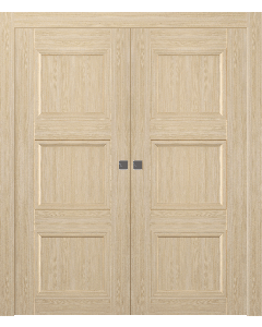 Oxford Duo 07 2Rn Loire Ash Double pocket doors