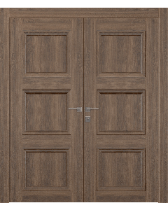 Oxford Duo 07 2Rn Pecan Nutwood Double doors