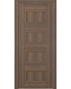 Oxford Duo 07 3R Pecan Nutwood Pocket doors