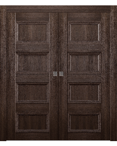 Oxford Duo 07 3R Veralinga Oak Double pocket doors