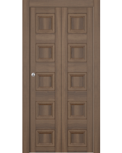 Oxford Duo 07 4R Pecan Nutwood Bi-folding doors