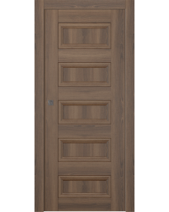 Oxford Duo 07 4R Pecan Nutwood Pocket doors