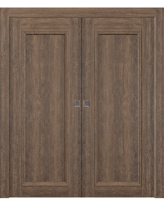Oxford Duo 07 Pecan Nutwood Double pocket doors