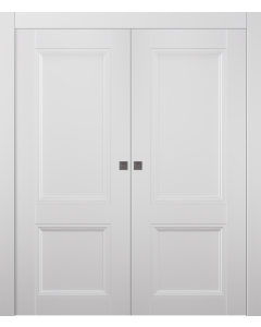Oxford Duo 07 R Snow White Double pocket doors