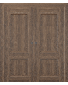 Oxford Duo 07 R Pecan Nutwood Double pocket doors