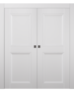 Oxford Duo 07 Rn Snow White Double pocket doors