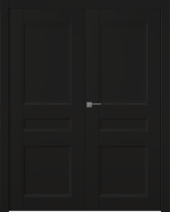 Oxford Uno 07 2R Black Matte Double doors