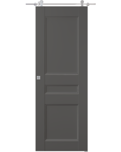 Oxford Uno 07 2R Gray Matte Barn doors