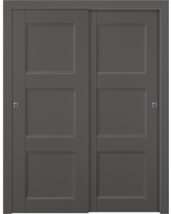 Oxford Uno 07 2Rn Gray Matte Bypass doors